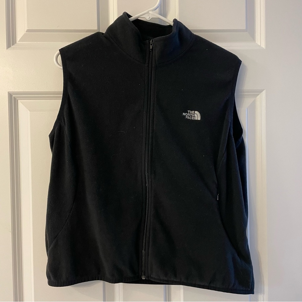 North Face Fleece Black Vest